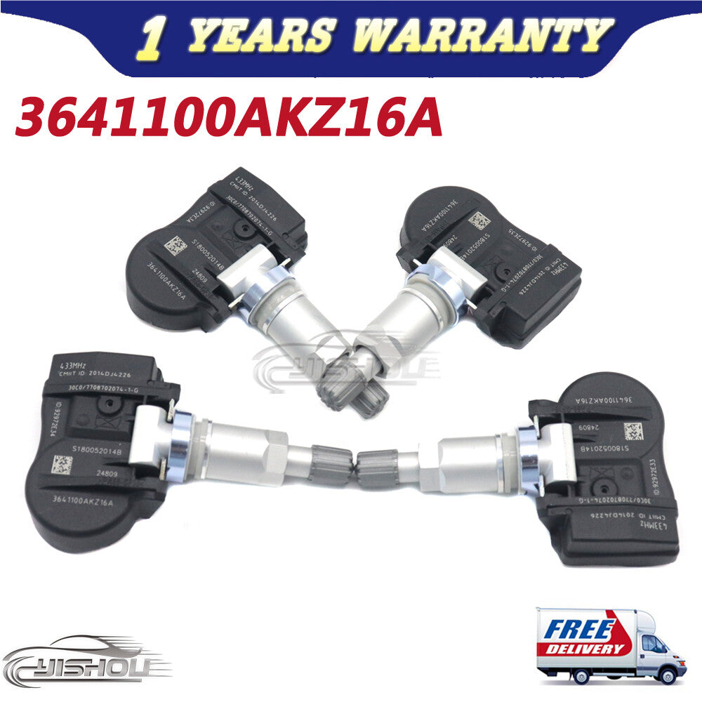 4X 3641100AKZ16A TPMS Tire Pressure Sensor For Great Wall Harvard H5 H6 Wingle5