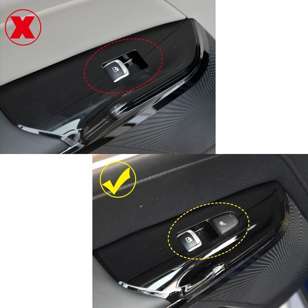 for Kia K5 2021-2023 Carbon Fiber Inner Car Window Lift Panel Switch Cover Trim