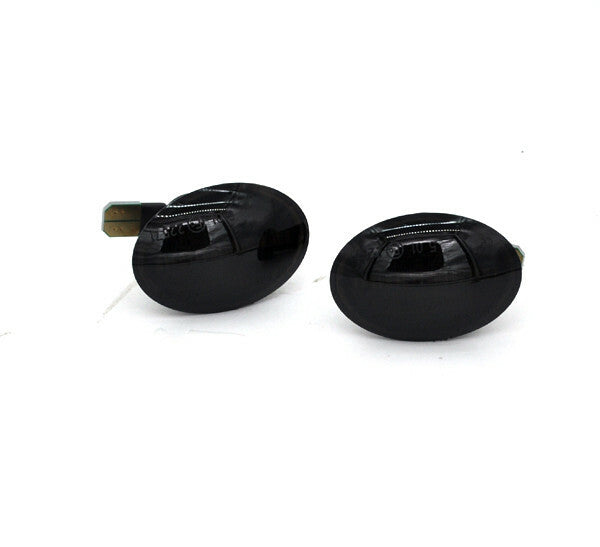 2x Dynamic Flowing smoke amber LED Side Marker signal Light for Fiat 500 500c