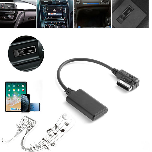 Audio cable adapter for Audi Q5, Q5, A7, S5, and for Volkswagen (AMI, MDI, MMI interfaces)