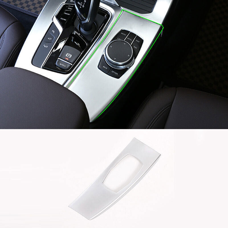 for BMW X3 G01 X4 G02 2018-21 ABS Silver Middle Console Multimedia Panel Trim 1P