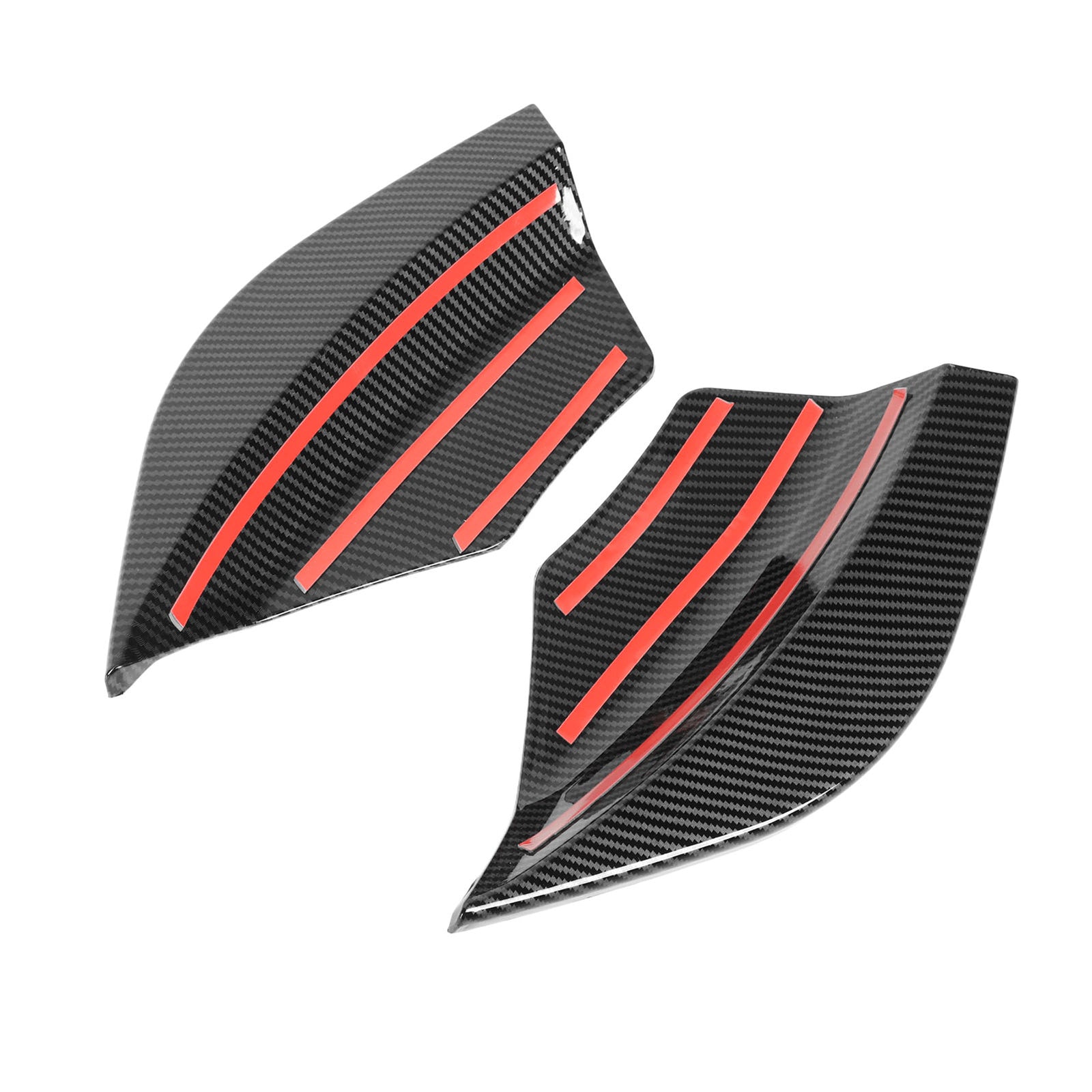 Hot Auto 2pcs Rear Bumper Splitter Left Right Aerodynamic For A Class W176