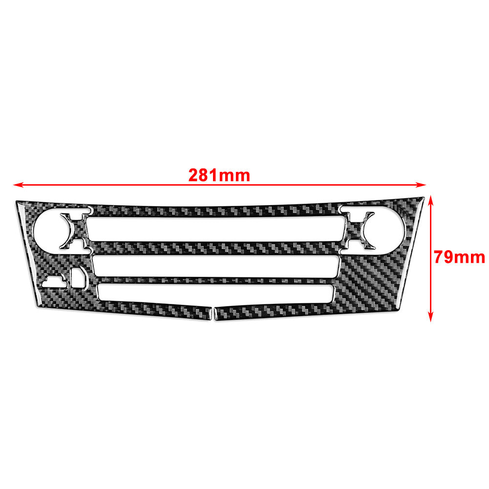 Carbon Fiber Center Console Radio CD Panel Frame Trim for Infiniti JX35 QX60