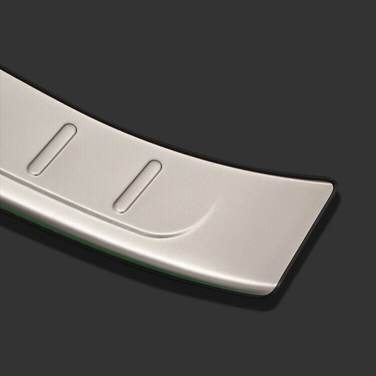Silver Rear Bumper Guard Trunk Sill Plate Cover Trim for Jaguar F-PACE 2016-2020