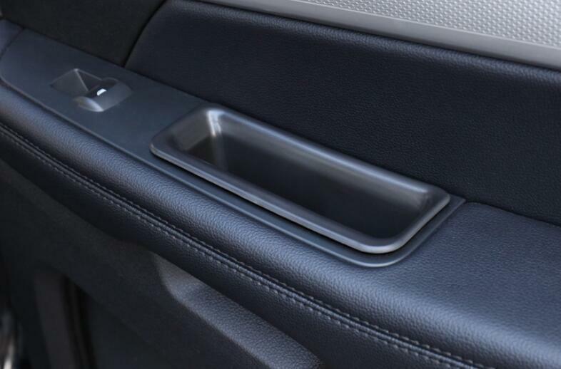Inner Door Storage Box Frame Trim 4PCS for Ford Explorer 2016-2019 Primer Black