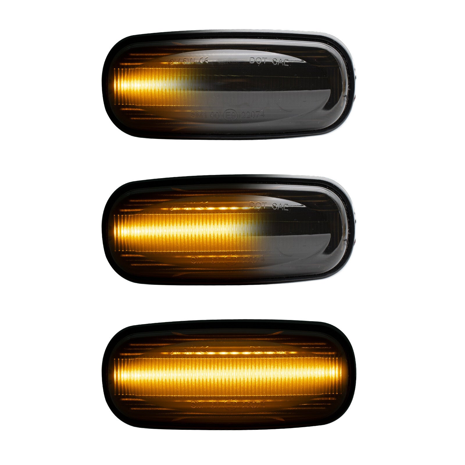 Smoked LED Side Indicator Light for Land Rover Discovery 2 Freelander 1 for Defender