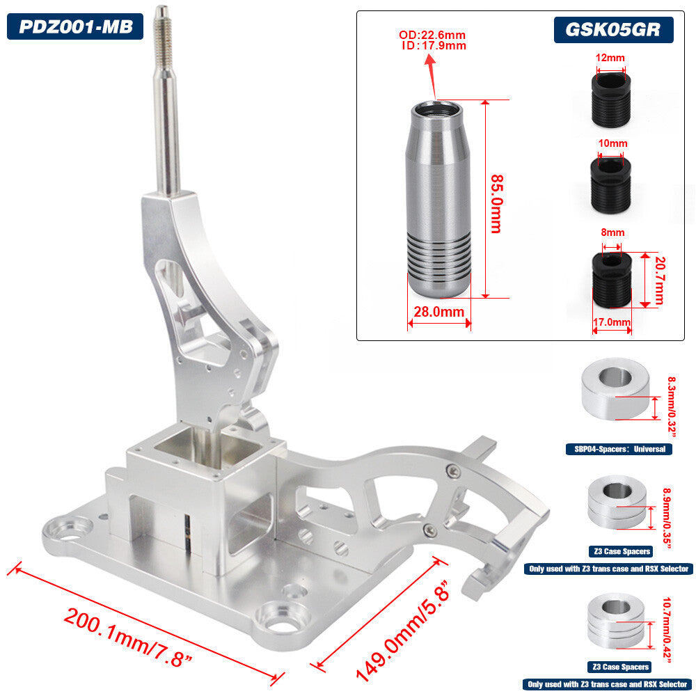 Billet Shifter Base Plate Bracket for Civic Integra RSX K20 K24 K-Series EG EK