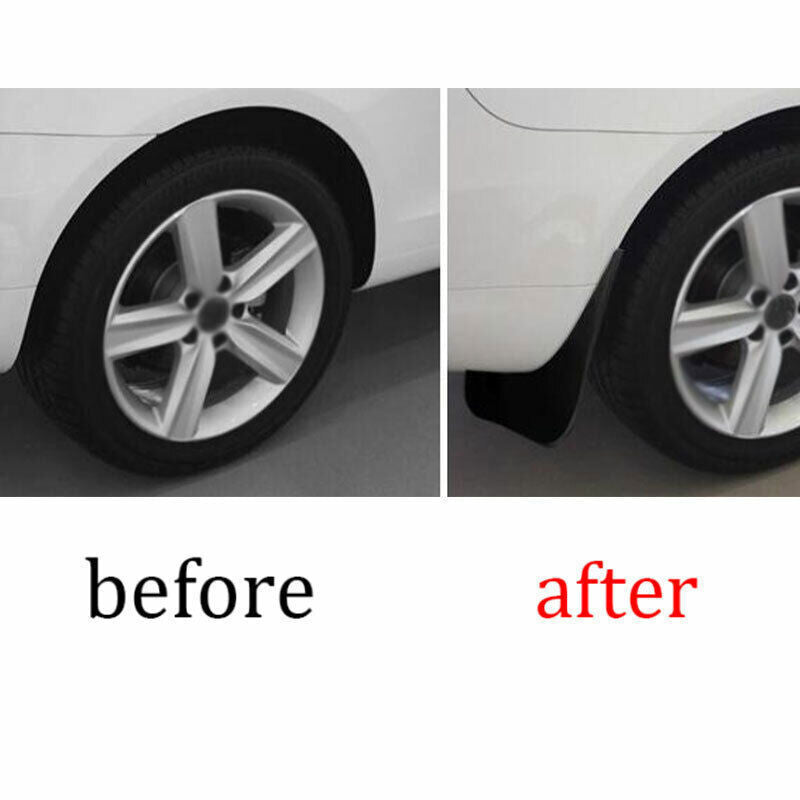 Fit for Audi Q7 2016-19 ABS Black Front Rear Left Right Mud Flap Splash Guard 4X