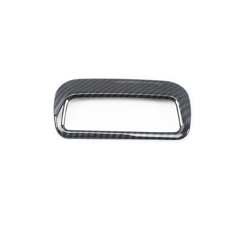 for Hyundai Kona 2018-2022 Carbon Fiber Headlight Switch Button Frame Cover Trim