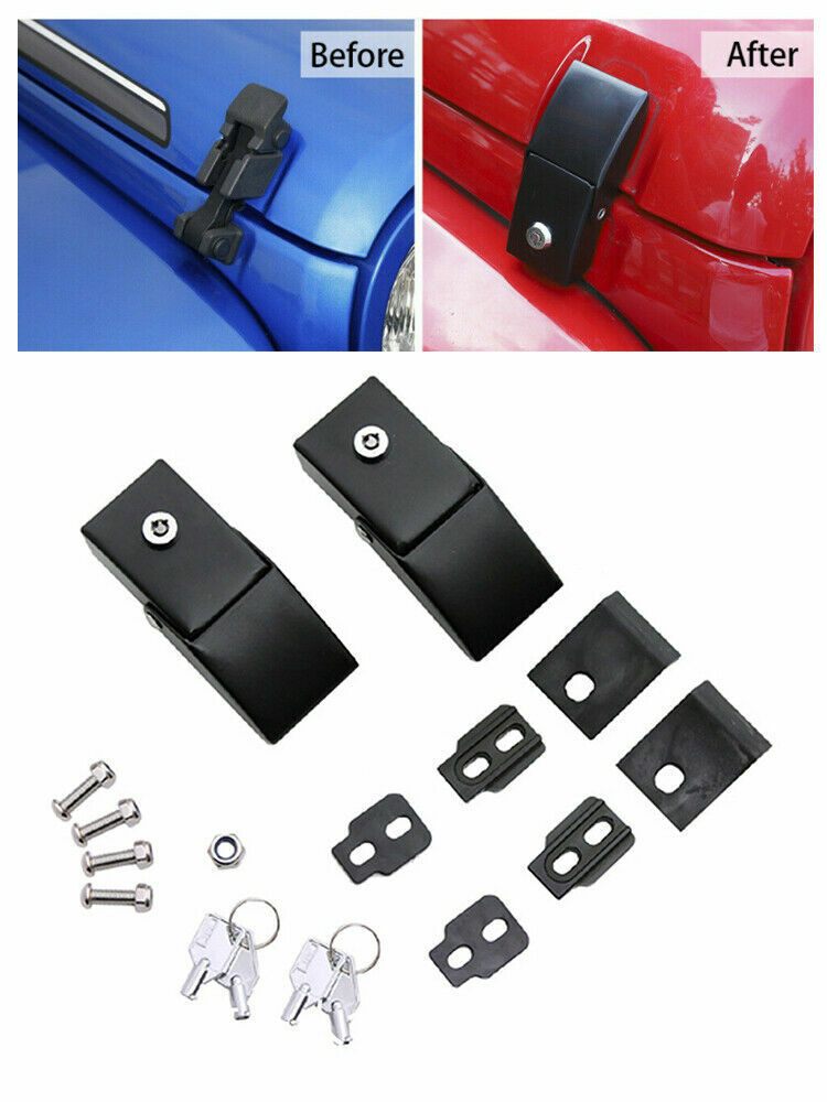 Roof lock cover latch with key for Jeep for Wrangler 07-17 AT