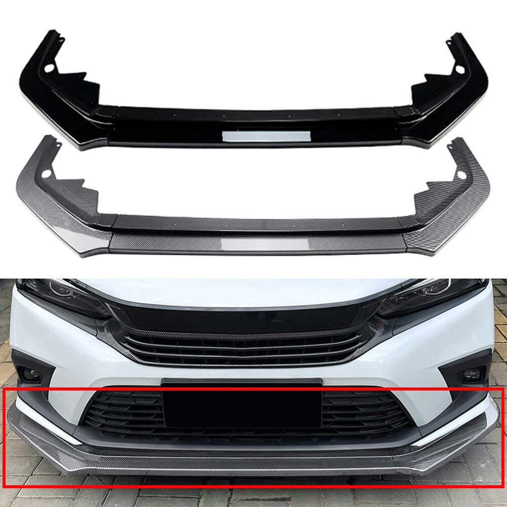 Front Bumper Lip Splitter Spoiler Body Kit for Honda for Civic 11th Generation