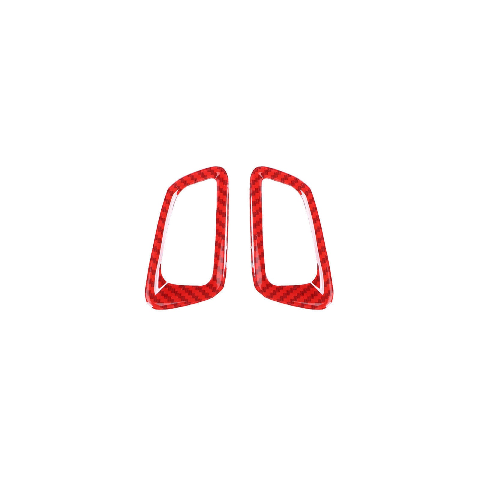Instrument LR Air Outlet Vent Trim for Nissan Sentra 2020-22 Red Carbon Fiber