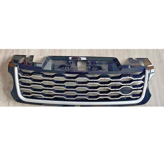 for Land Rover for Range Rover Sport 2014-2017 Front Upper Mesh Grille Silver Grill