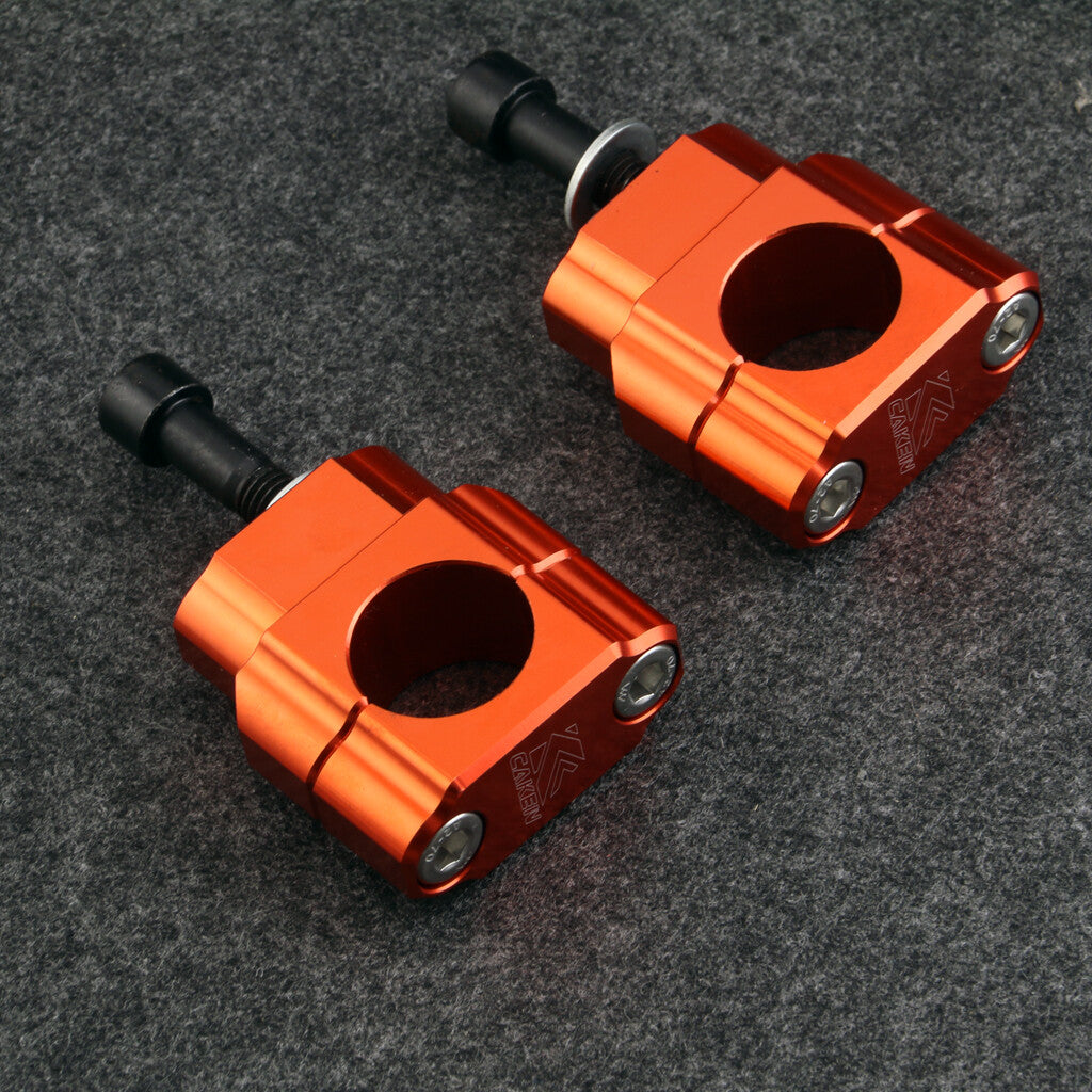 Orange Handlebar Riser Mount Clamps Kit Adapter for Honda for Yamaha for Suzuki for Kawasaki