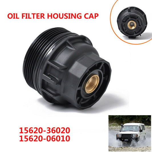 Suitable for Toyota oil filter housing cover assembly parts 15620-36020 Black