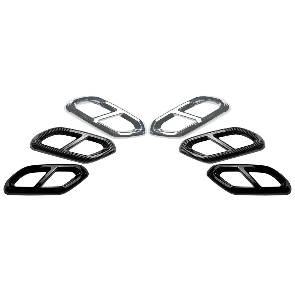 Exhaust Tail Pipe Muffler Tip Cover Trims for Mercedes Benz GLC Class X254 2022+