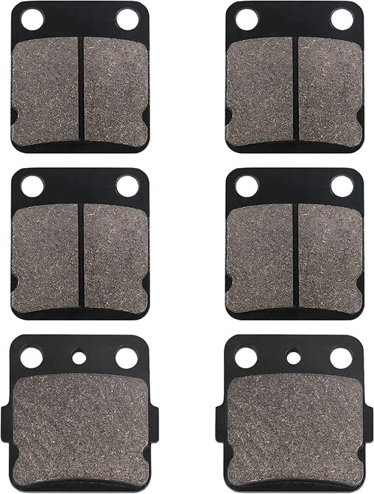 Front Rear Brake Pads for Yamaha Banshee 350 1990-2006 Warrior 350 1989-2004
