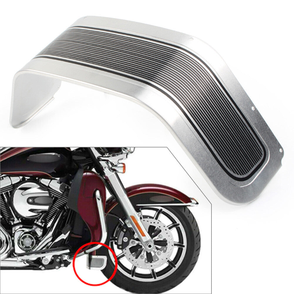 Chrome Front Fender Trim Skirt for Harley Touring Road Glide Electra Tri Glide