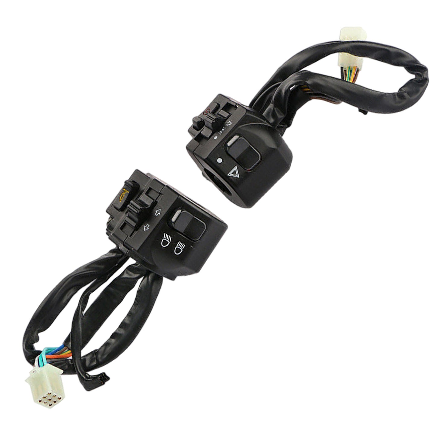2X Motorcycle Parts Handlebar Horn Turn Signal Headlight replacement Switch 7/8'