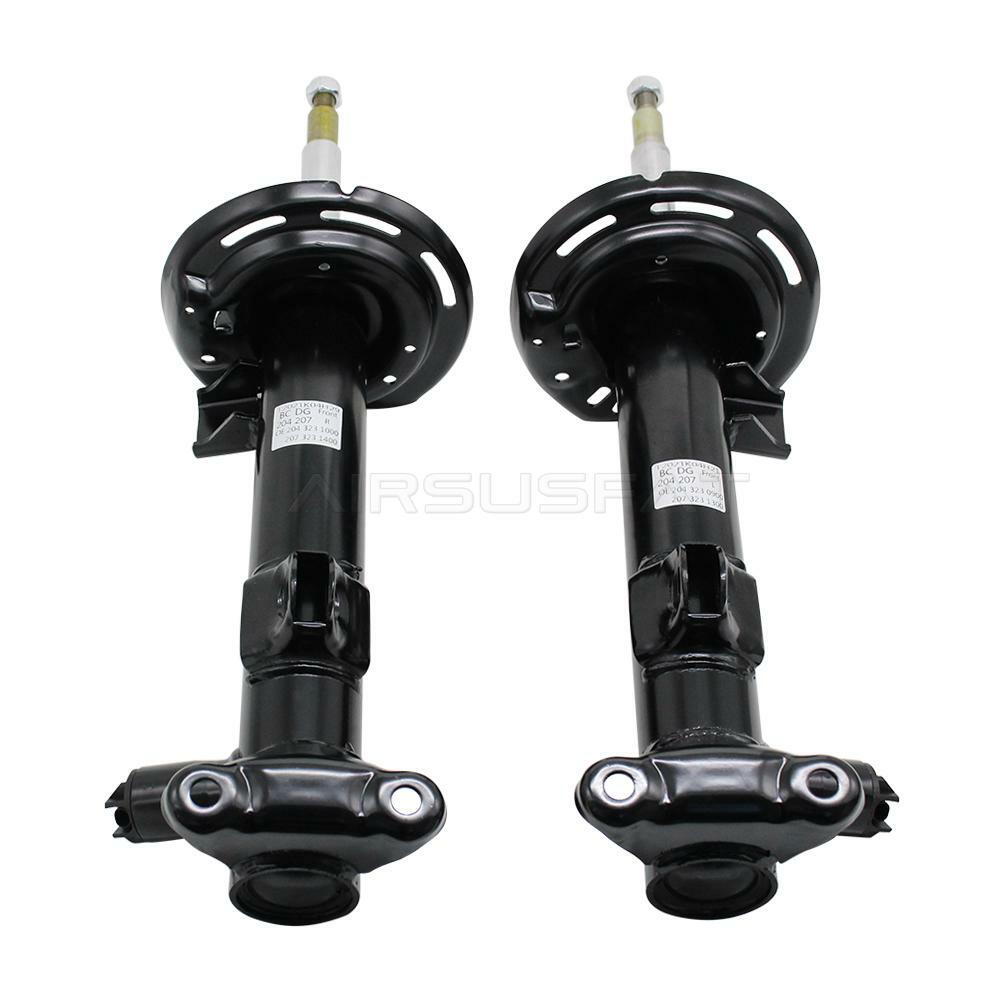 Pair for Mercedes E C Class W207 W204 C204 C207 Front R+L Air Suspension Shocks