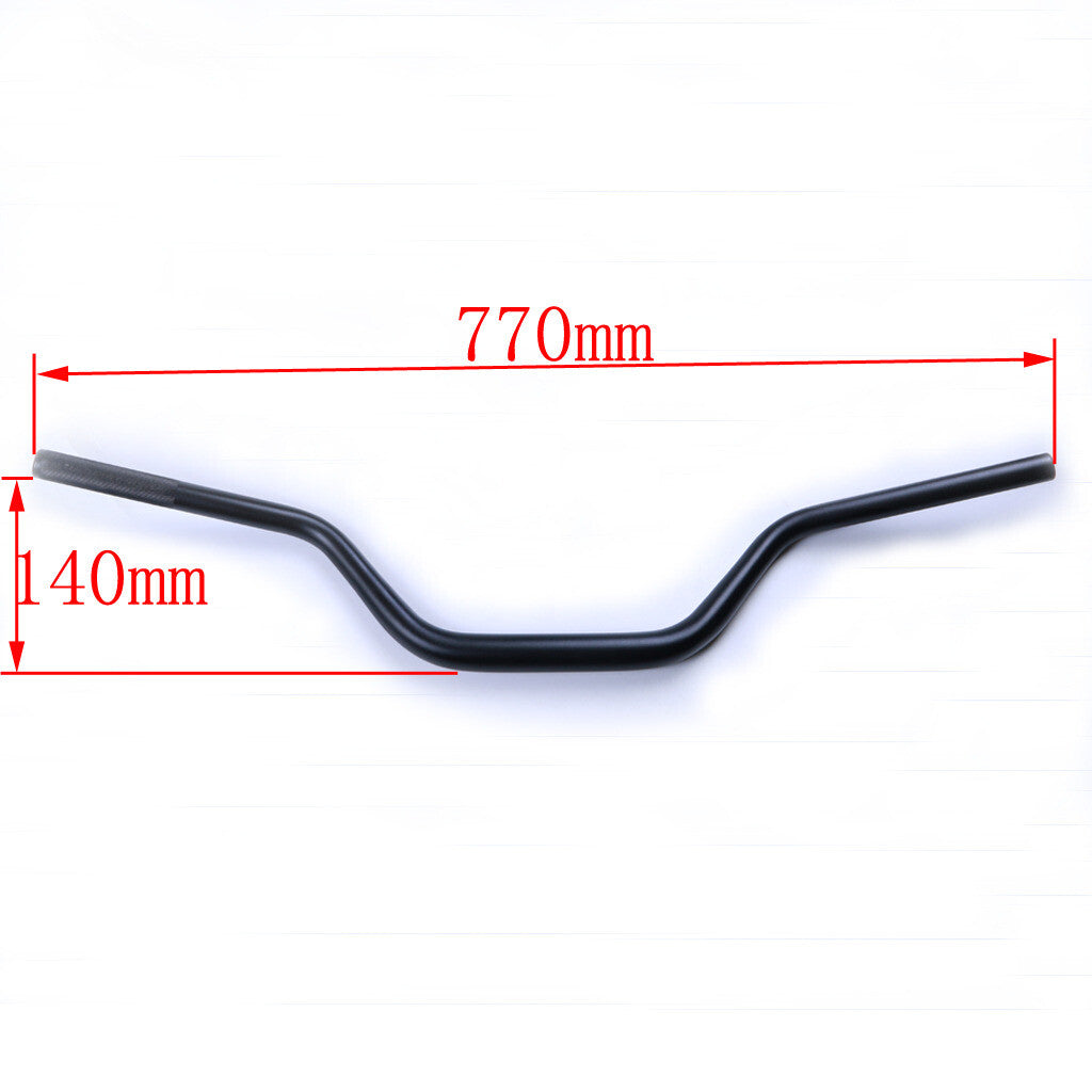 770mm universal high handlebars suitable for motorcycles, 4x4 off-road vehicles, off-road bikes, and all-terrain vehicles.