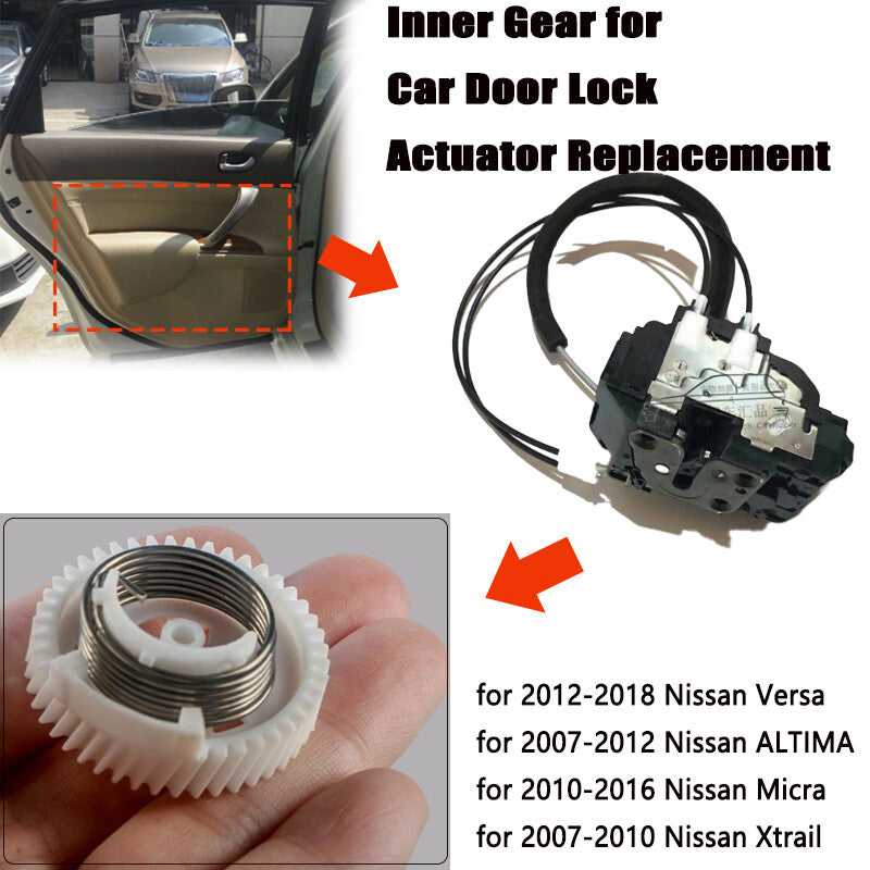 Automotive central door lock actuator gears are suitable for Nissan Rogue 2008-2015 and Cube 2009-2014.