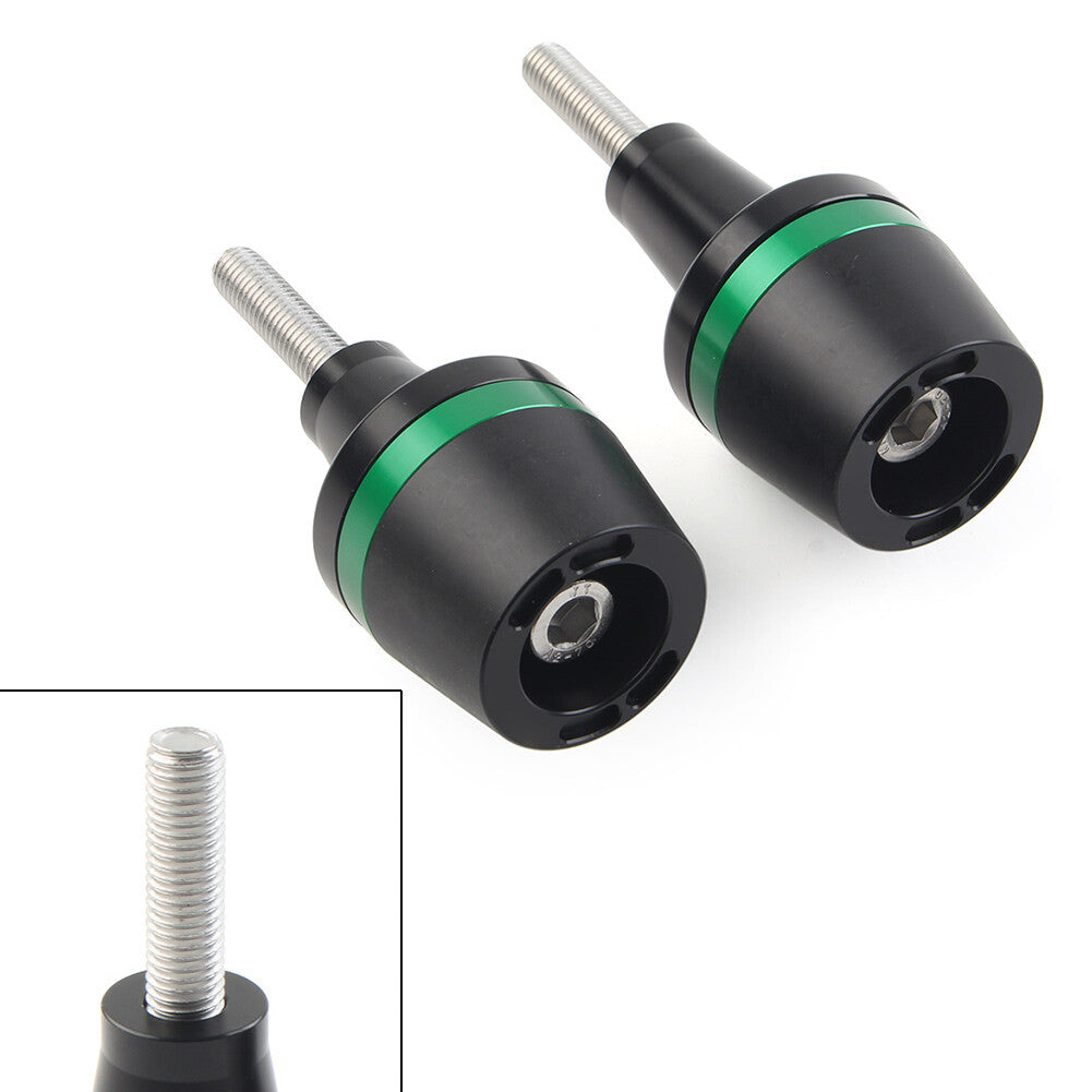 for Yamaha for Suzuki for Honda for Kawasaki Green Frame Sliders Crash Protector