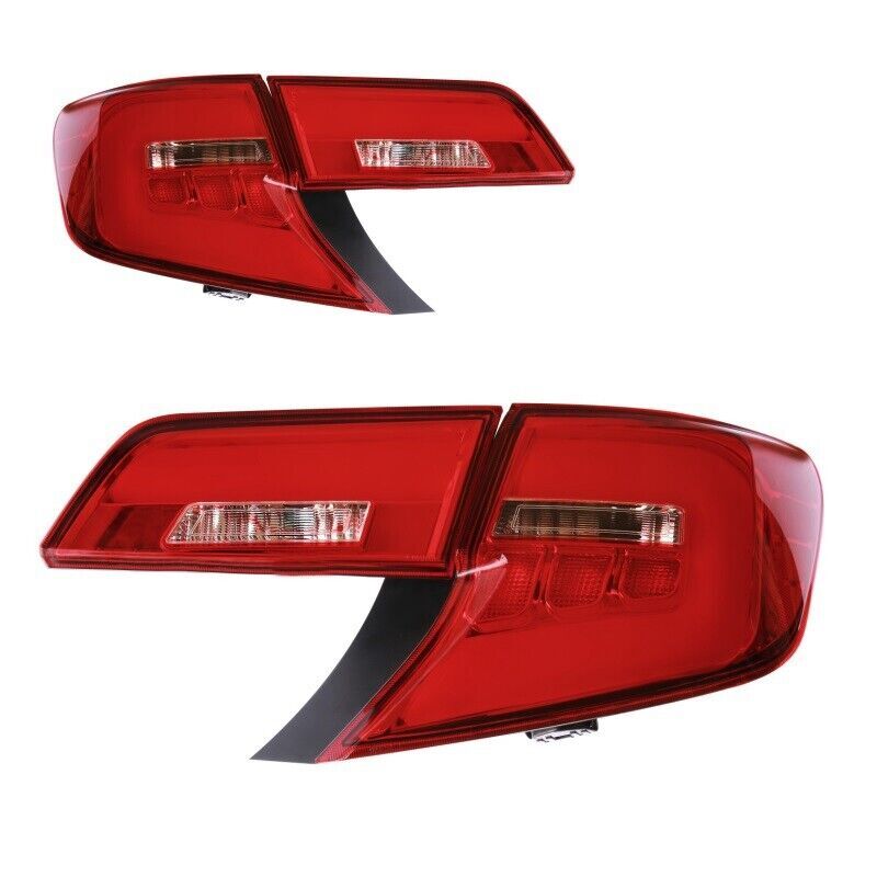 2-pack LED Red Taillights DRL Brake Lights for Toyota for Camry 2012, 2013, 2014