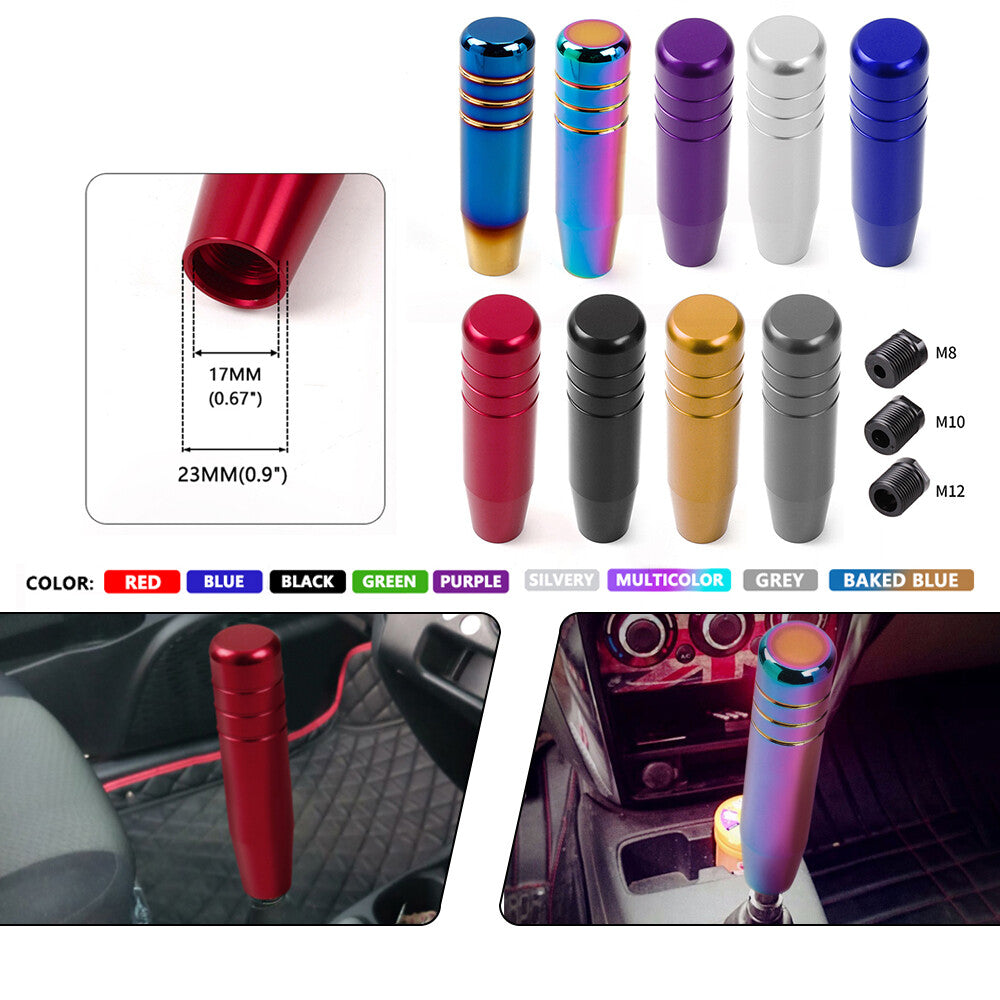 13cm Universal Gear Stick Shift Knob Aluminum Manual Car Auto Shifter Lever