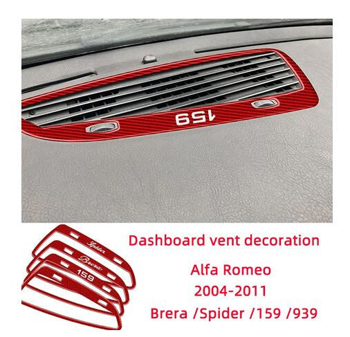 Car dashboard air vent trim frame for Alfa Romeo 159 Brera Spider 2004-11