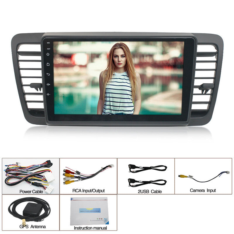 9 Android Radio Multimedia Video Player Navigation GPS For 03-09 Outback Legacy