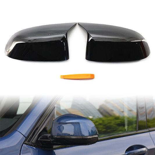 R¨¹ckspiegel-Abdeckkappe schwarz Gl?nzend f¨¹r for BMW X3 X4 X5 X6 X7 G01 G05 G07