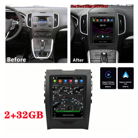 9.7 For 2015-22 for Ford Edge Carplay Android 12 Radio Stereo GPS Navigation 2+32GB