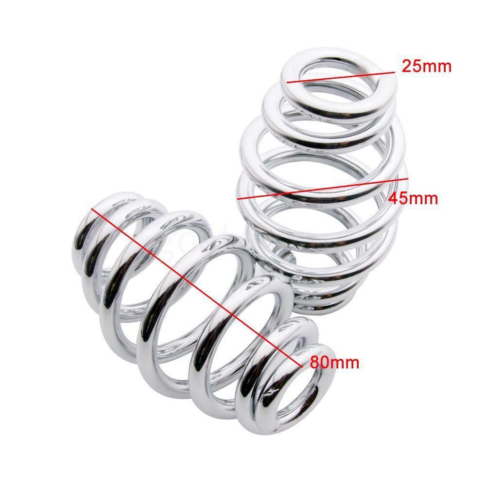 Black 3-inch single-spring support cushion for seat base for Harley Chopper Bobber custom