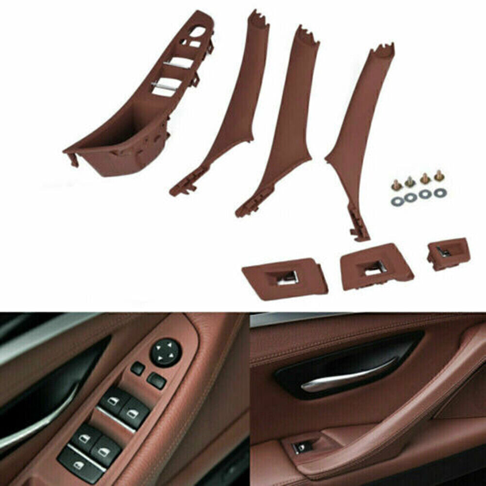 Door Handle Window Lift Switch Button Frame Panel for BMW F10 F11 F18 Red Wine