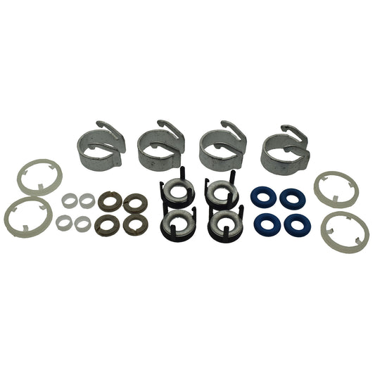 4 sets of fuel injector O-ring seal repair kits suitable for Audi for A4,for A5,for Volkswagen for Jetta,for Tiguan,and Beetle.