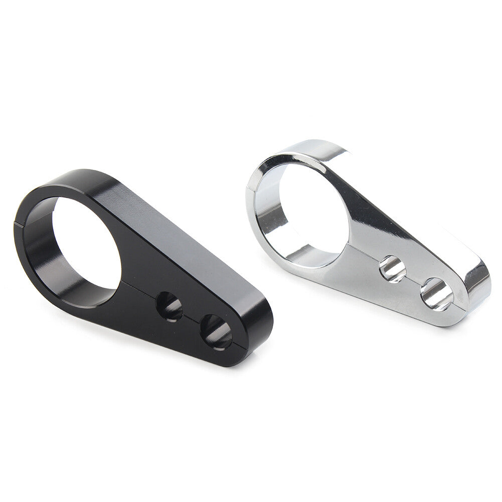 for Harley 1-1/4 Handlebar Motorcycle Chrome Brake Clutch Cable Wire Clamp Clip