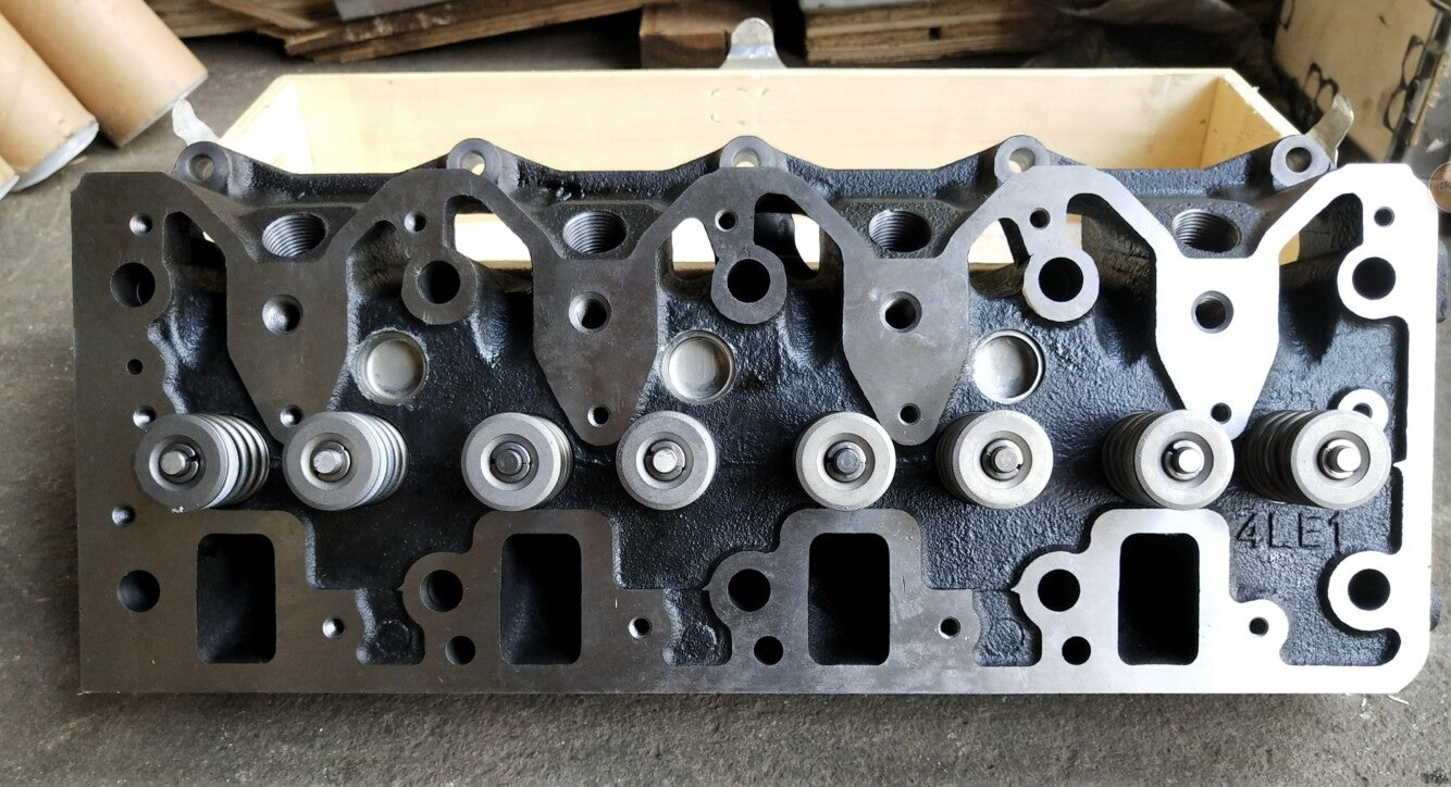 Complete Cylinder Head W/Full Gasket Kit for Isuzu 4LE1 Engine Hitachi EX50U