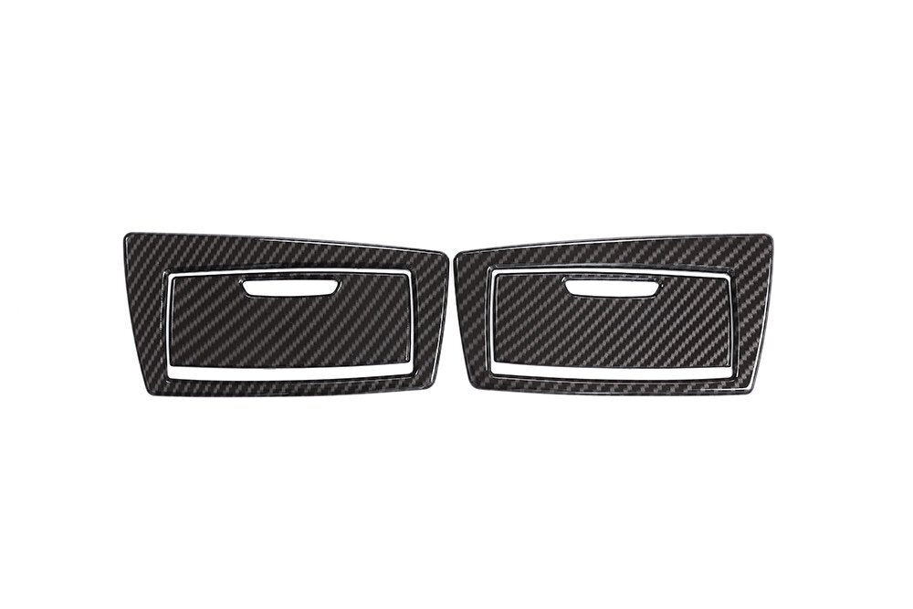 Carbon Fiber ABS Rear Door Ashtray Decorative Cover Fit for BMW X1 F48 2016-2021