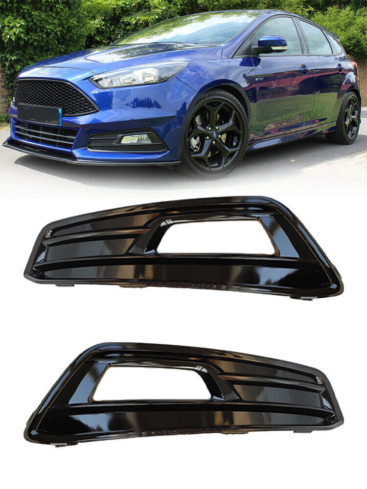 2Pcs Fog Lamp Light Molding Trim Bezel for Ford Focus ST 2015-2018 Left + Right