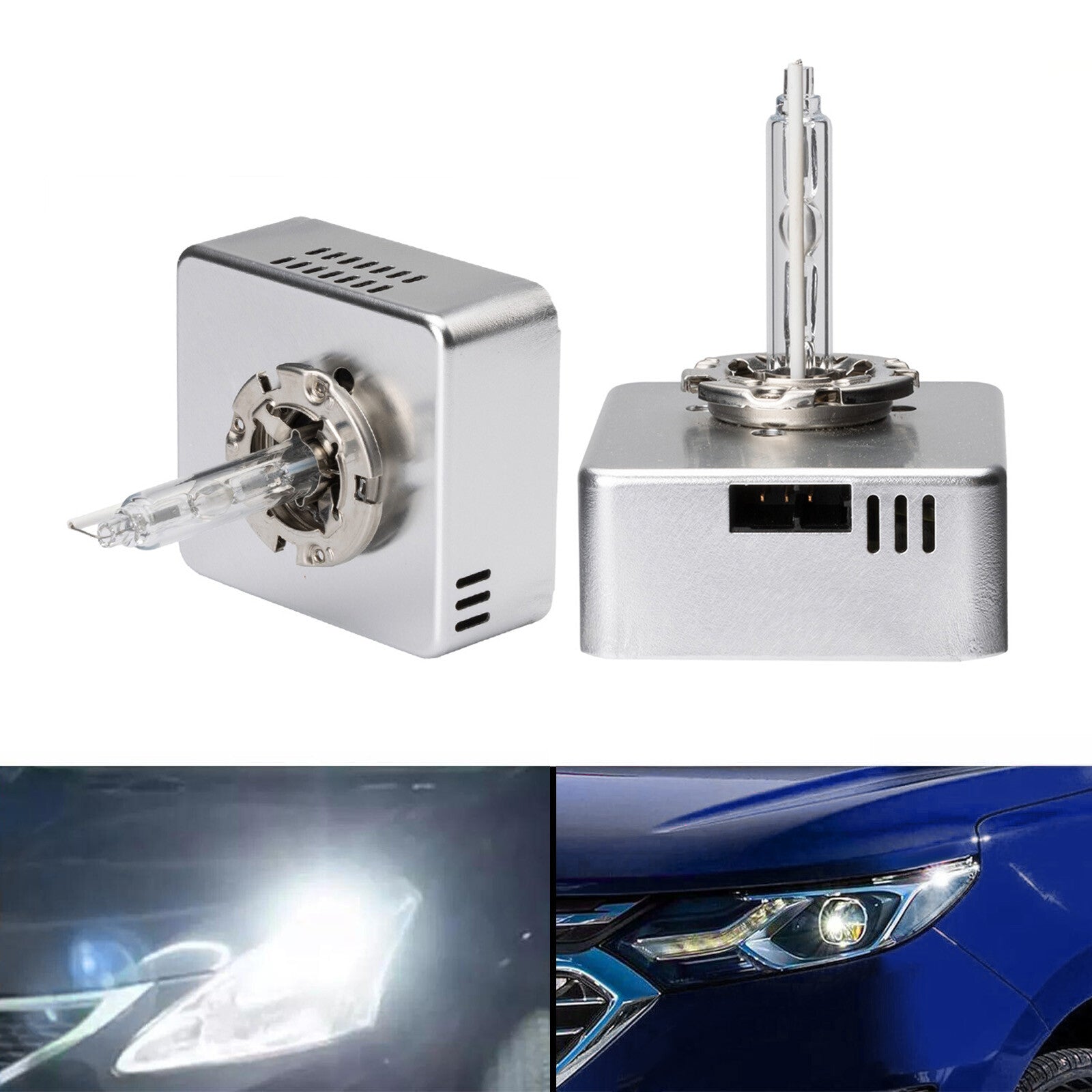 2-Piece D5S Xenon HID Bulbs for Chevrolet Silverado 1500 for GMC for Sierra Terrain