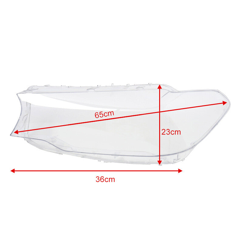 2x Front Headlight Lens Cover LampShade For 5 Series for BMW G30 G31 G38 2017-18