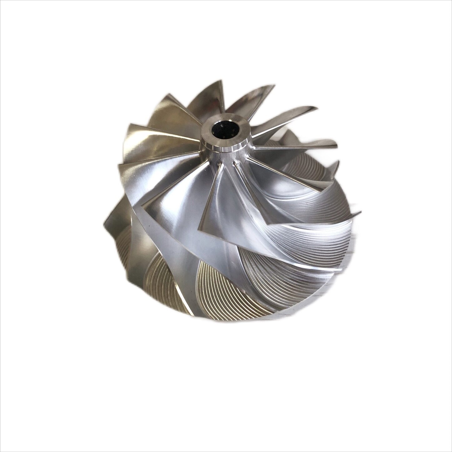 RHF5HB 49.62/61.98 mm 11+0 Blade Billet Compressor Wheel for VF30/VF34 (Upgraded Version)