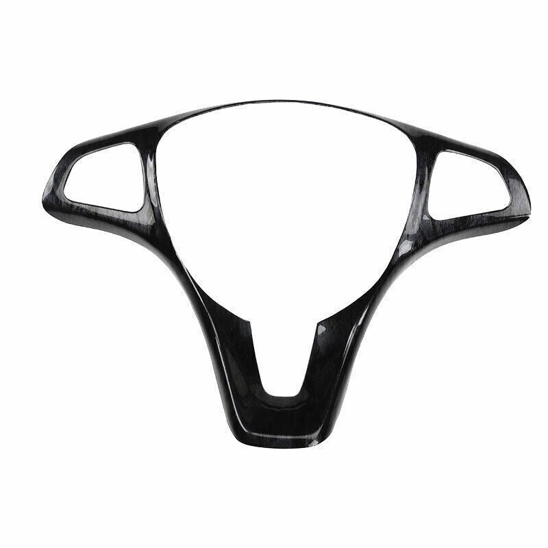 for Benz GLE GLS 2016-19 Black Wood Grain Inner Steering Wheel Frame Cover Trim