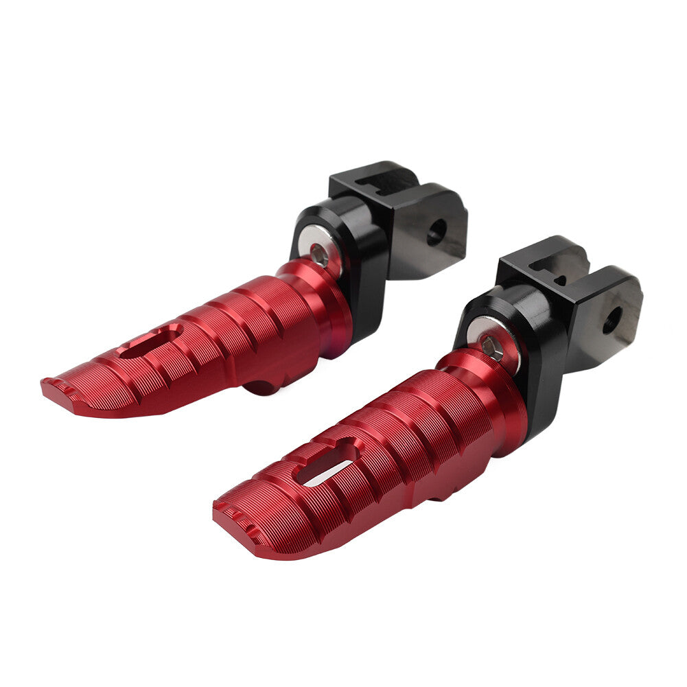 Red Front Footrests Foot Peg for Ducati Hypermotard 950 2018-21 Monster 795 821