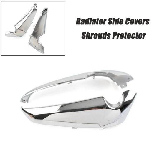 Pair Left Right Radiator Side Covers Shrouds for Harley V Rod VROD VRSC 2001-Up