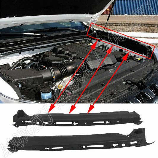 for Toyota Prado 150 2010-2017 Engine Bay Side Cover Splash Guard Seal Black 2x