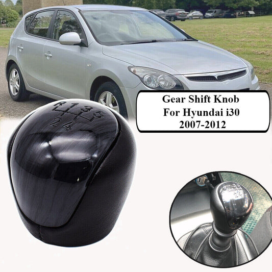 Gear Shift Knob 5 Speed for Hyundai I30 Pen Handle Replacement Parts Pu Leather