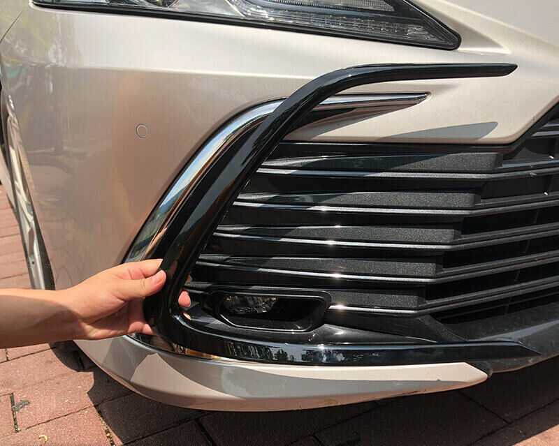 for Toyota for Camry LE XLE 2021-22 Glossy Black Front Lower Grille Grill Strip trim