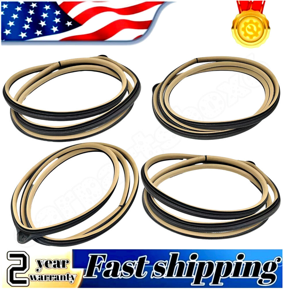 Front, rear, left, and right side weatherstripping seals are suitable for Honda CR-V 2007-2011 models.